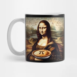 Pi-Day Masterpiece: Mona Lisa's Mathematical Muse Mug